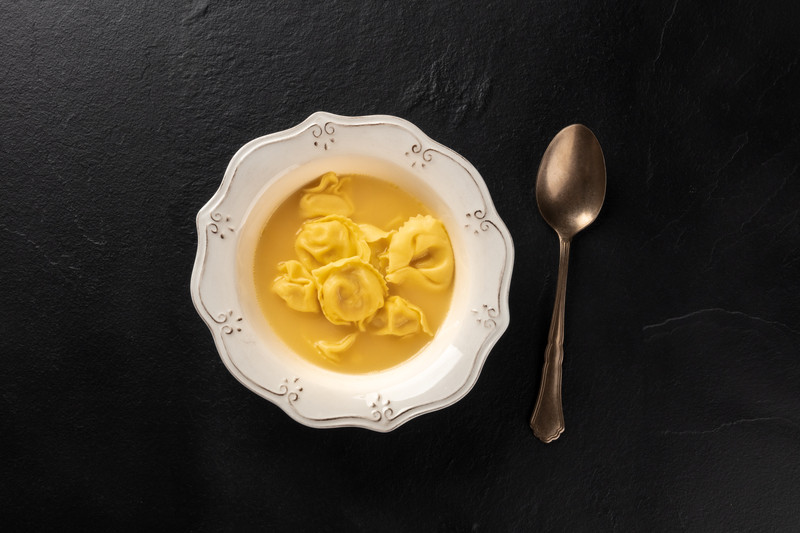 Emilia-Romagna Tortellini in Rich Beef Broth | MaMaBlip